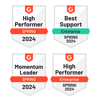 G2 Badges Crunchr Spring 2024