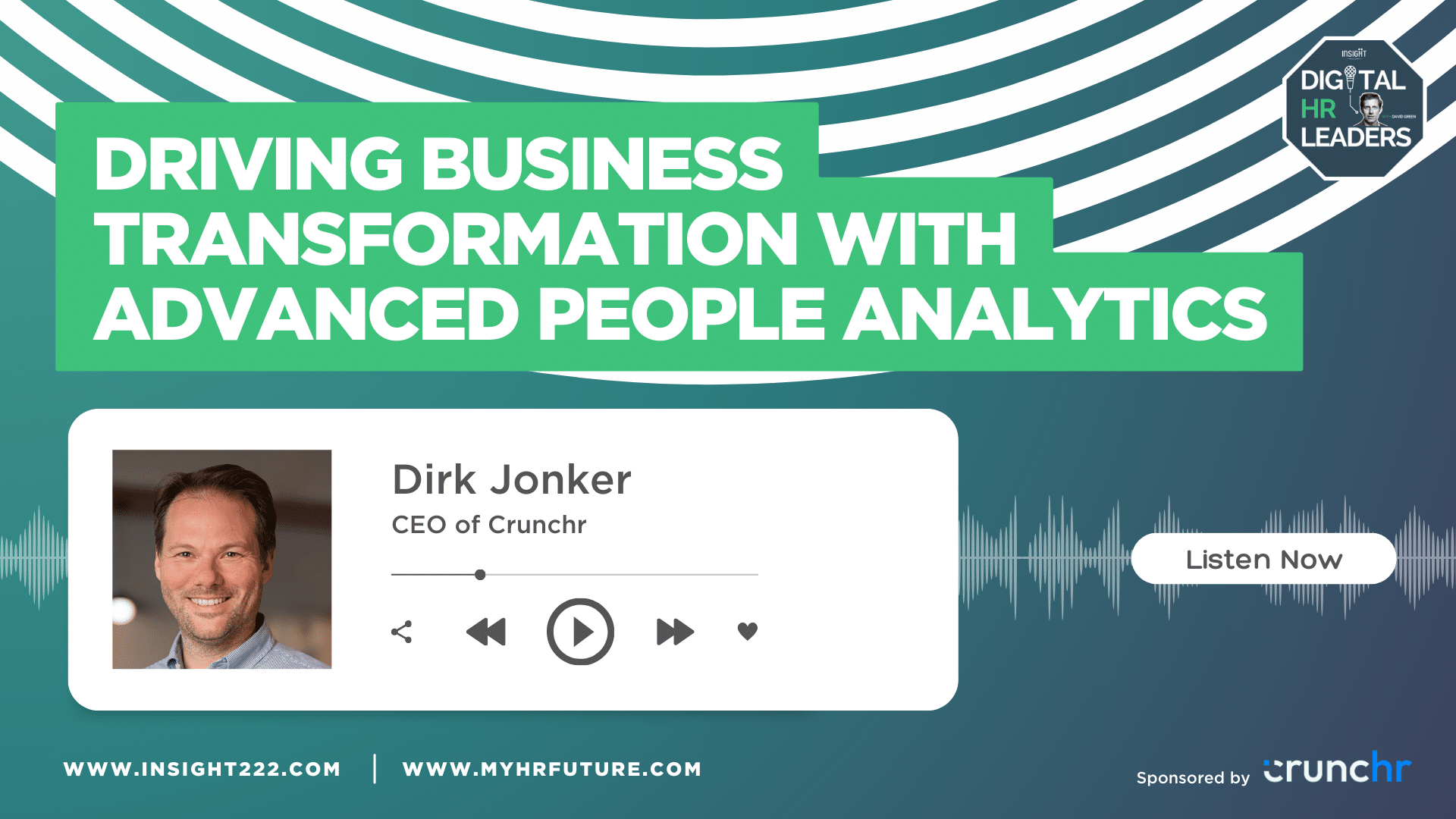 Digital HR Leaders Sponsored Podcast Banner Dirk Jonker