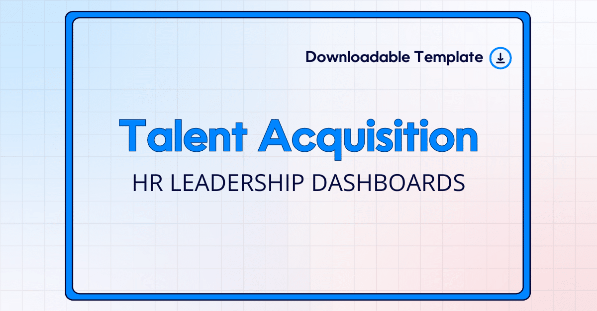 Talent acquisition dashboard