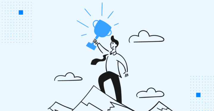 Graphic depicting success finding a people analytics technology