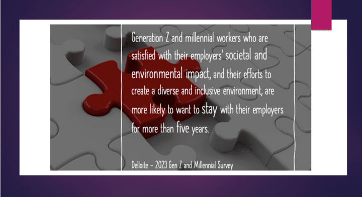 Gen Z and millenial workers will leave your company if the feel it is not equitable or diverse